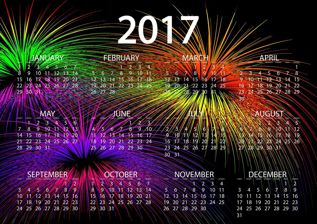Calendar 2017 Wallpapers High Quality | Download Free