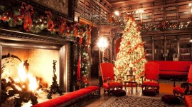 Christmas Fireplace for iphone