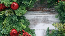 Christmas Garland Wallpaper Ultra HD