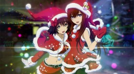 Christmas Girls Anime Desktop Wallpaper HD