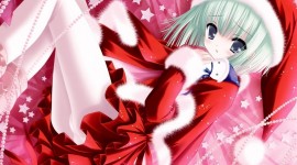 Christmas Girls Anime Photo Full HD
