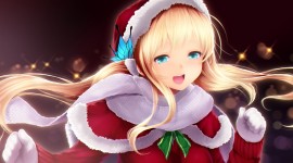 Christmas Girls Anime Wallpaper Free