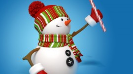 Christmas SnowMan for instagram