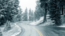 Road Winter Image