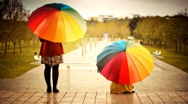 4K Umbrellas Photo