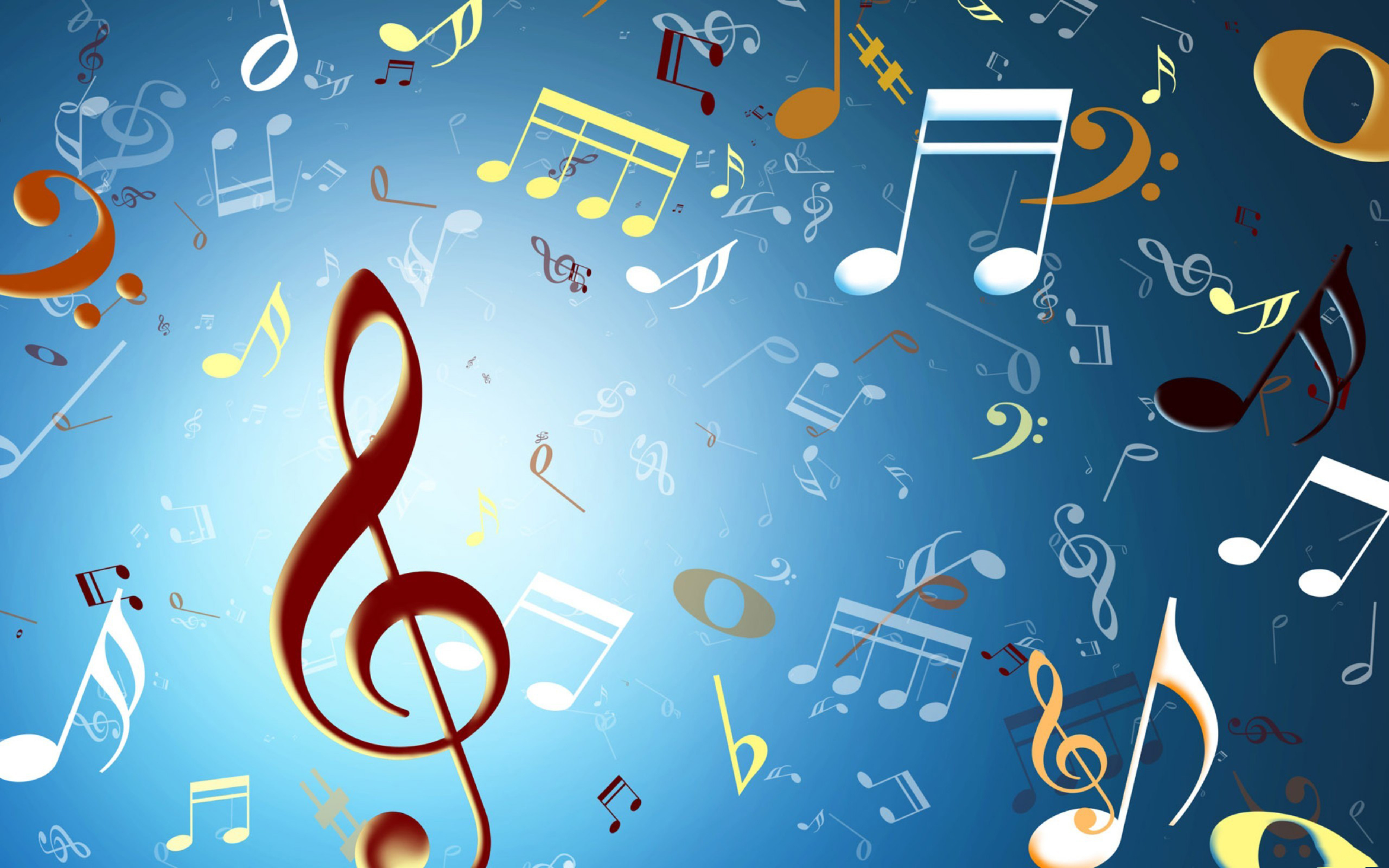 4K Musical Notes Wallpapers High Quality | Download Free