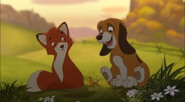 The Fox and the Hound Wallpaper