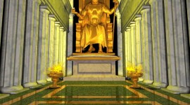 The statue of Zeus at Olympia Wallpaper#1