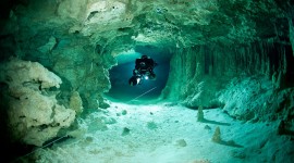 Underwater Caves Best Wallpaper