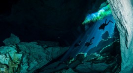 Underwater Caves Wallpaper For PC