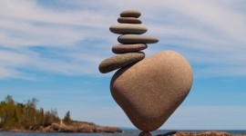 Balancing Stones Desktop Wallpaper