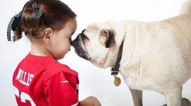 Child And Dog Desktop Wallpaper