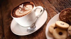 Coffee With Biscuits Wallpaper HD