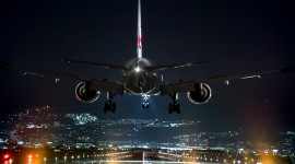 Night Airport High Quality Wallpaper