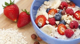 Oatmeal With Fruit Wallpaper