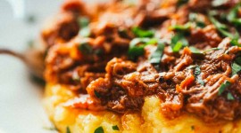 Polenta and Braised Beef Wallpaper For IPhone