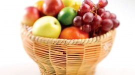 A Basket Of Fruit Wallpaper For PC
