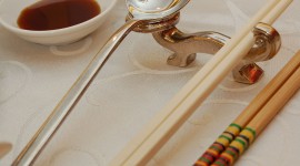 Chinese Chopsticks Wallpaper For IPhone