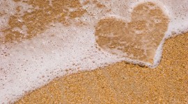 Love In The Sand Photo