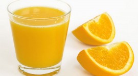 Orange Juice Desktop Wallpaper