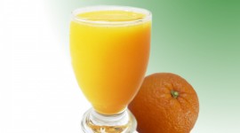 Orange Juice Desktop Wallpaper For PC