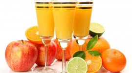 Orange Juice Desktop Wallpaper HD