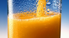 Orange Juice Wallpaper For IPhone