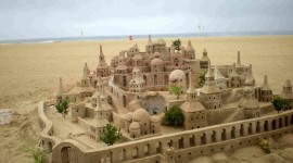 Sand Castles Desktop Wallpaper