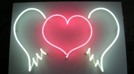 Heart With Wings Desktop Wallpaper For PC