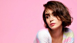 Lily Collins Wallpaper Background