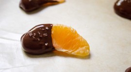 Oranges In Chocolate Photo#1