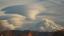The Unusual Shape Of The Clouds Photo