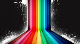 4K Rainbow Desktop Wallpaper For PC