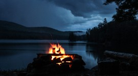Campfires Desktop Wallpaper HD