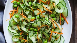 Cucumber Salad Wallpaper For Mobile
