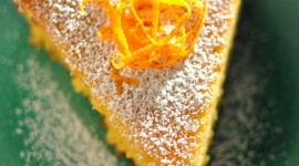 Orange Cake Wallpaper For IPhone