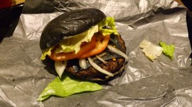 Black Burger Wallpaper Download Free
