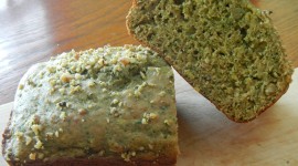 Bread With Spinach Photo Free#1