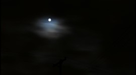 Moon In The Clouds Desktop Wallpaper