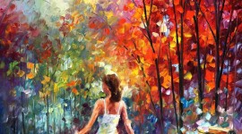 Oil Paint Wallpaper For IPhone