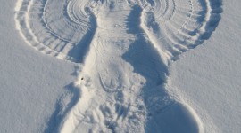 Snow Angel Wallpaper For IPhone