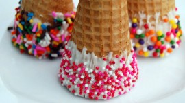 Waffle Cone Wallpaper Background