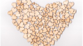 Wooden Heart Wallpaper