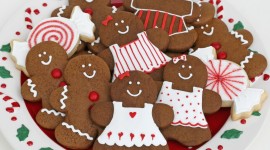 Gingerbread Cookie Desktop Wallpaper