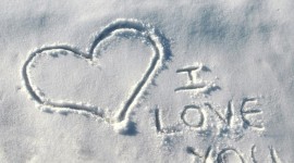 Hearts In The Snow Photo Download