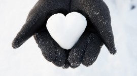 Hearts In The Snow Photo Free