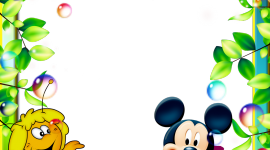 Mickey Mouse Frame Wallpaper For Android