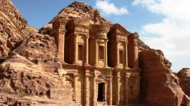 Petra In Jordan Wallpaper 1080p