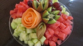 Plate Of Fruit Wallpaper Download Free