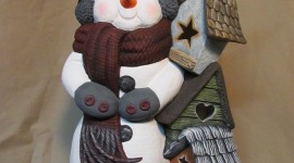 Porcelain Snowman Wallpaper For Mobile#3